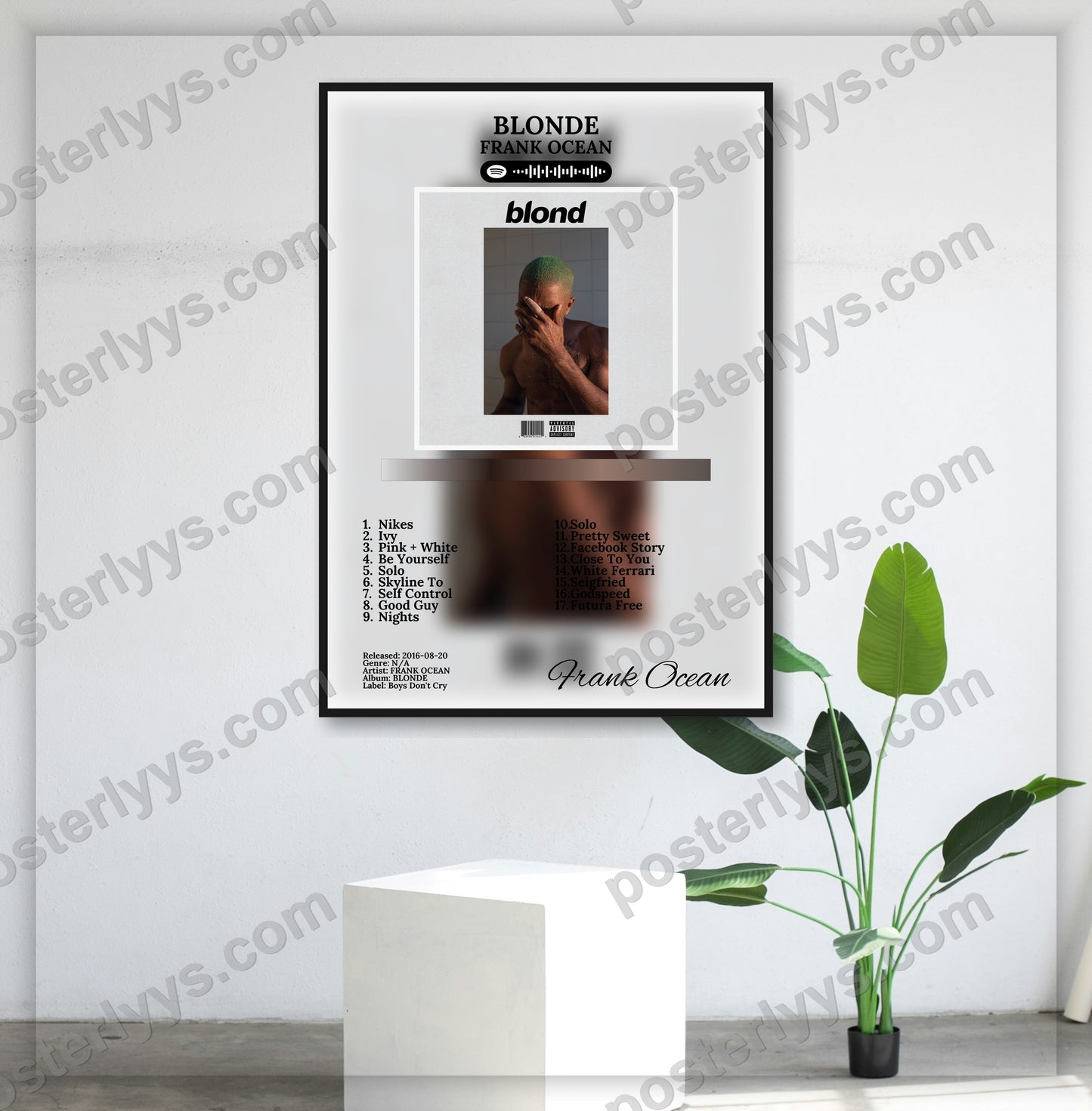 Blonde - Wall Mockup
