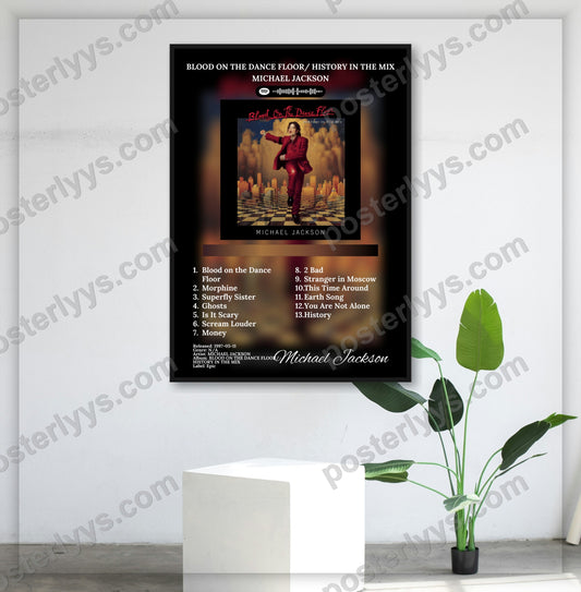 Blood On The Dance Floor - Wall Mockup