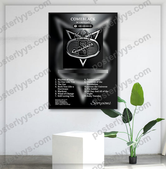 Comeblack - Wall Mockup