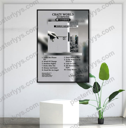 Crazy World - Wall Mockup