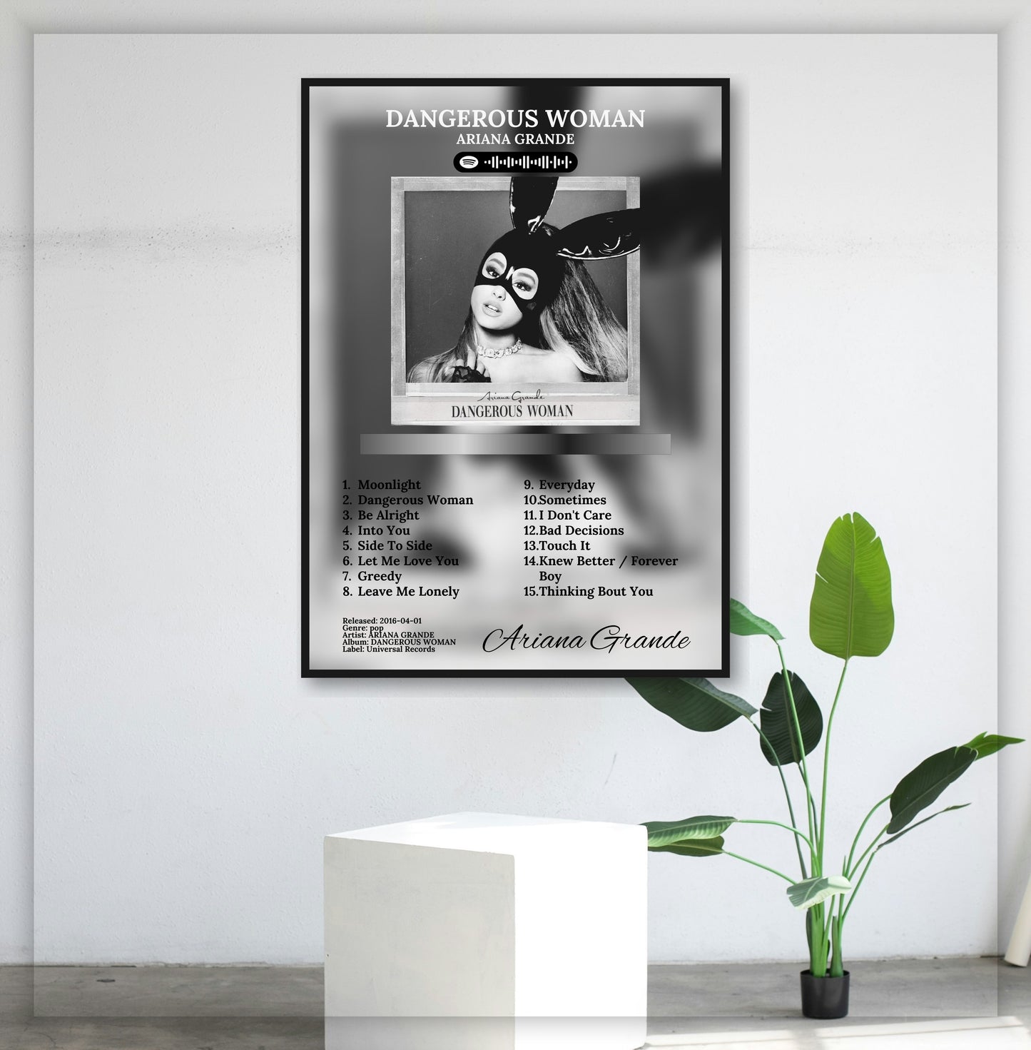 Dangerous Woman - Wall Mockup