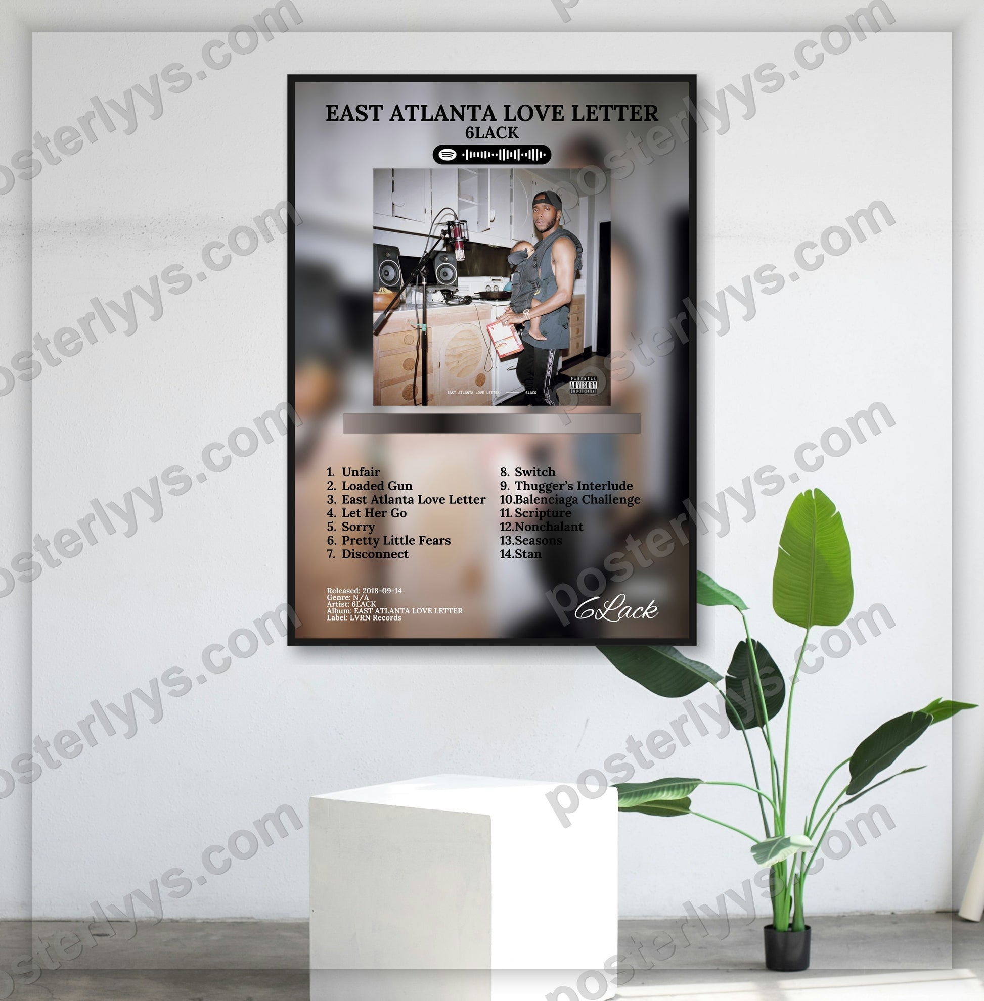 East Atlanta Love Letter - Wall Mockup