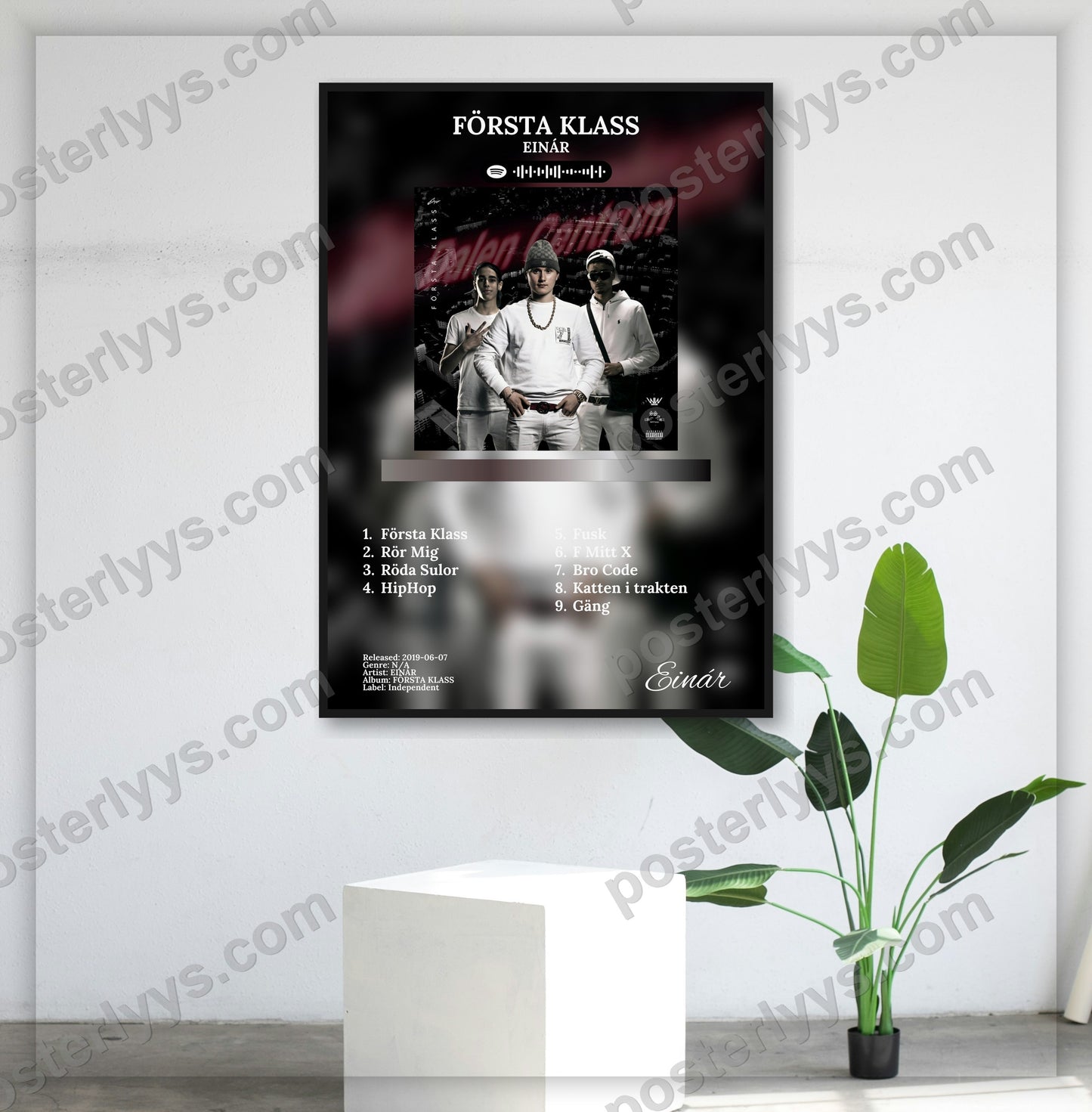 Första Klass - Wall Mockup