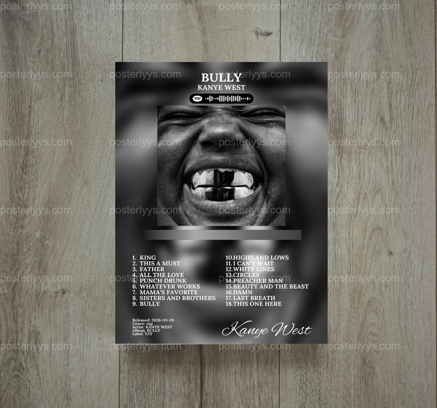 Bully - Wall Mockup
