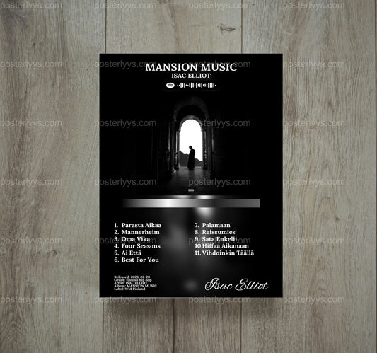 Mansion Music Juliste - Wall Mockup