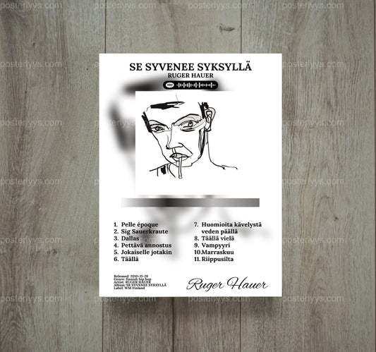 Se Syvenee Syksyllä - Wall Mockup