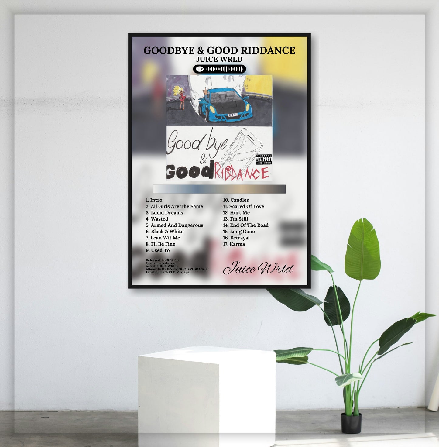 Good Bye And Good Riddance - Wall Mockup