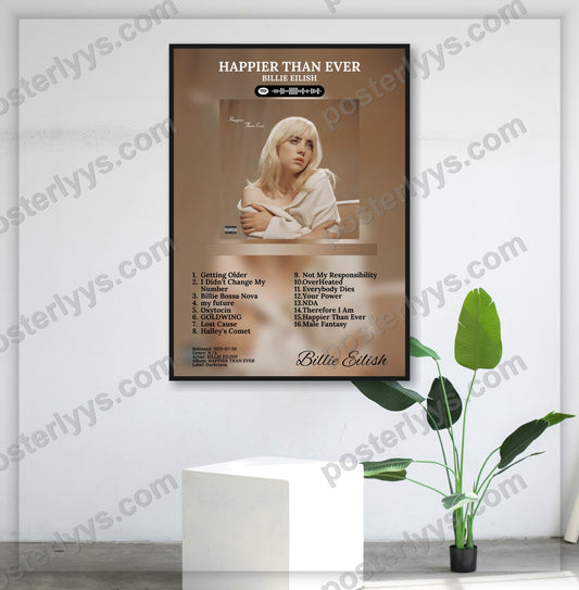 Happier Than Ever - Wall Mockup