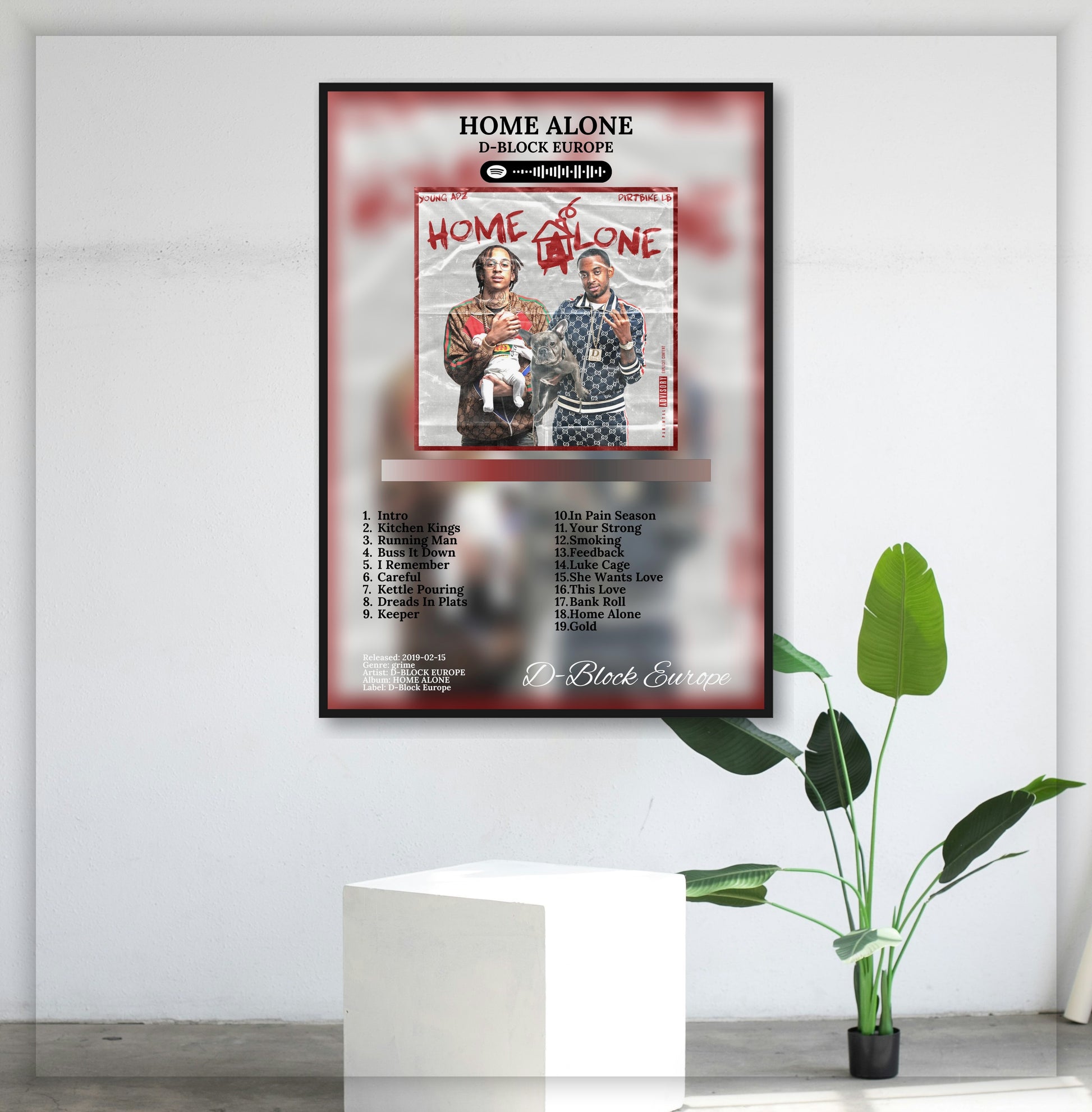 Home Alone (Azi'S Version) - Wall Mockup