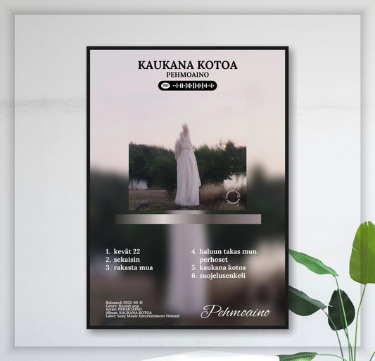 Kaukana Kotoa - Wall Mockup