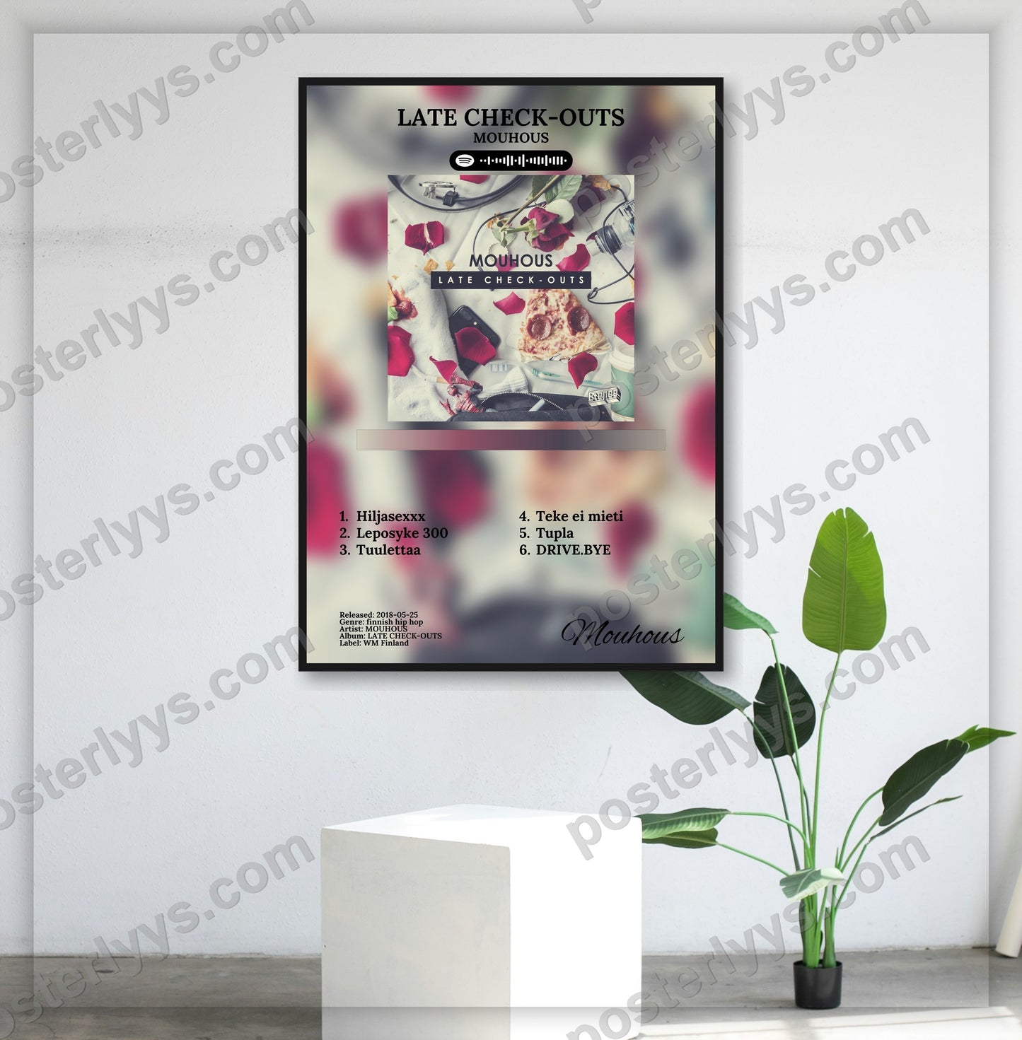 Late Check-Outs - Wall Mockup