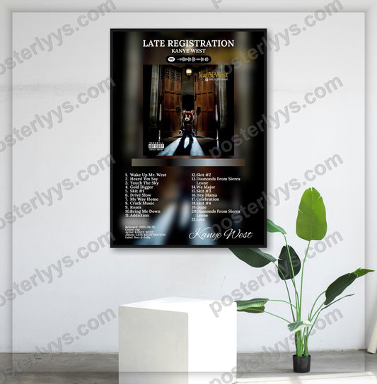 Late Registration - Wall Mockup