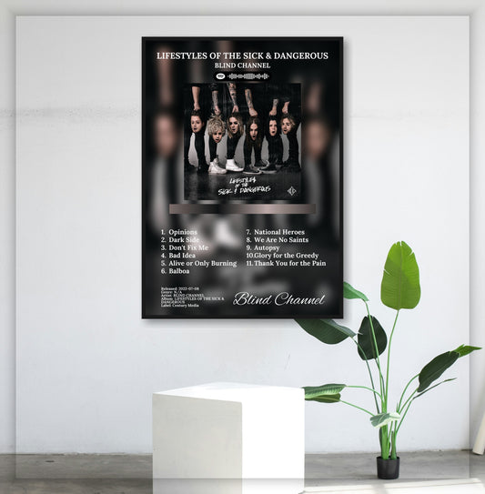 Lifestyles Of The Sick & Dangerous - Wall Mockup