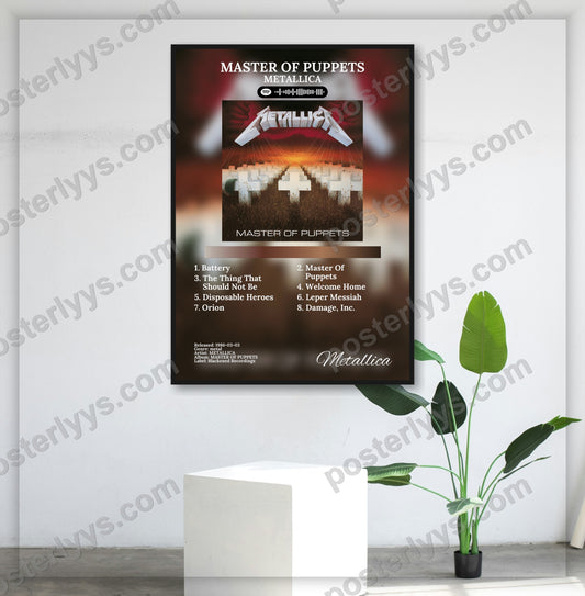 Master Of Puppets - Wall Mockup