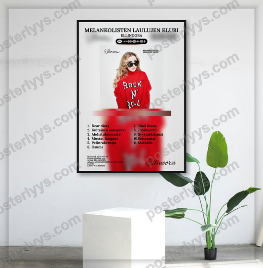 Melankolisten Laulujen Klubi - Wall Mockup