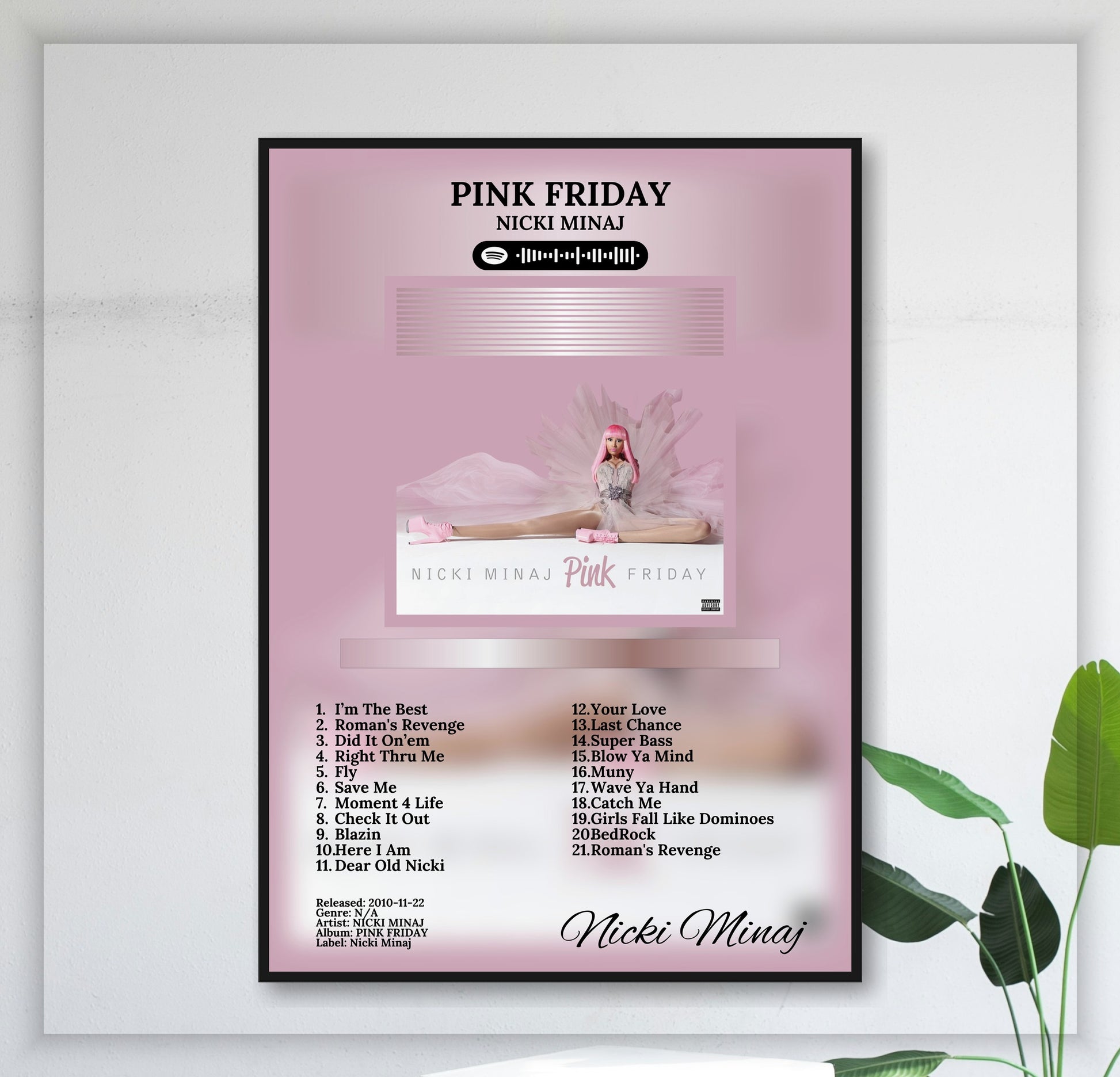 Nicki Minaj - Pink Friday (Complete Edition) juliste seinällä