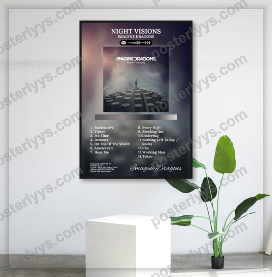 Night Visions - Wall Mockup