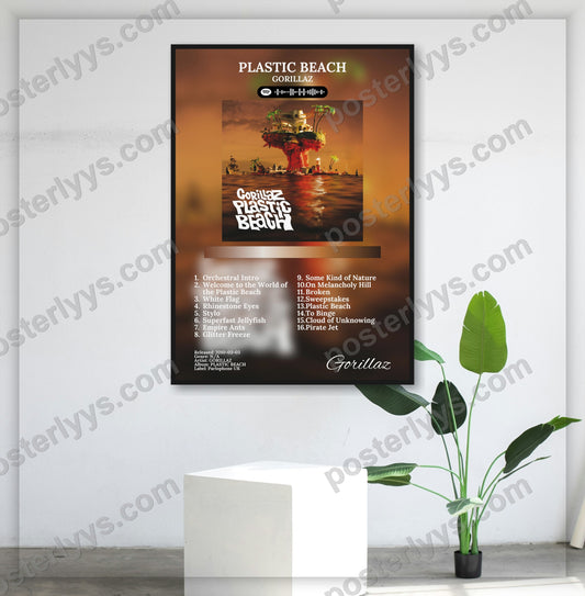Plastic Beach - Wall Mockup