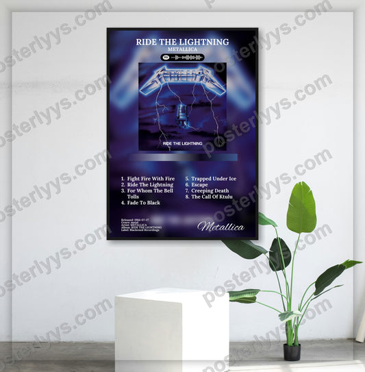 Ride The Lightning - Wall Mockup