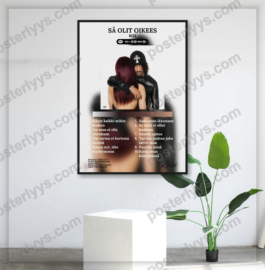 Sä Olit Oikees - Wall Mockup
