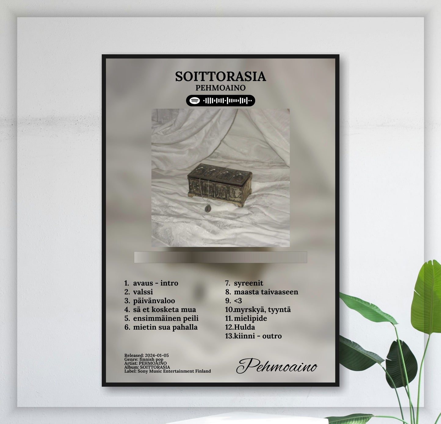 Soittorasia - Wall Mockup