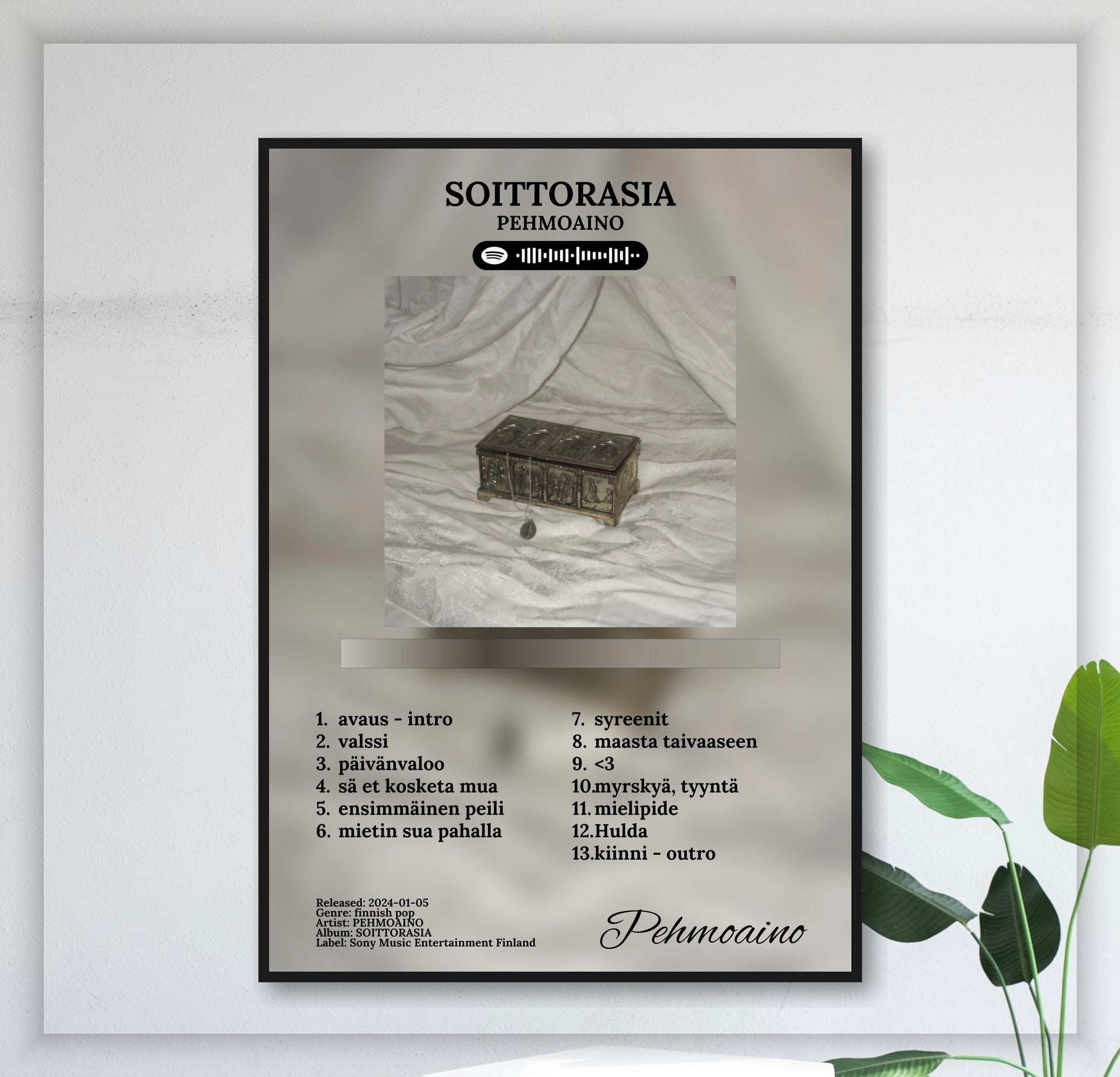 Soittorasia - Wall Mockup