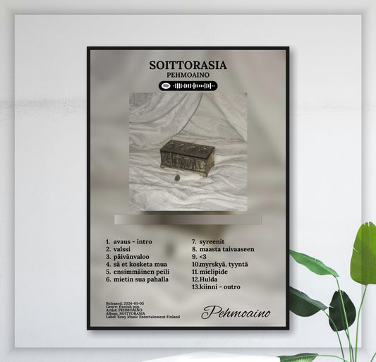 Soittorasia - Wall Mockup