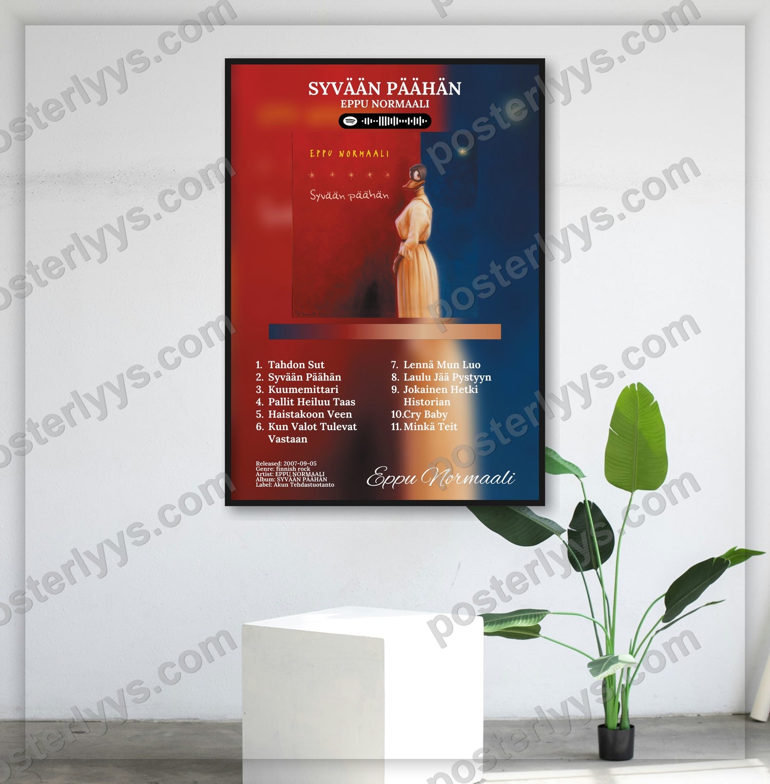 Syvään Päähän - Wall Mockup