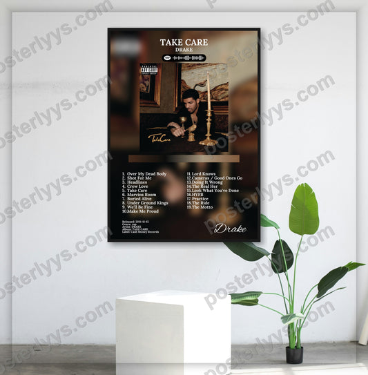 Take Care - Wall Mockup