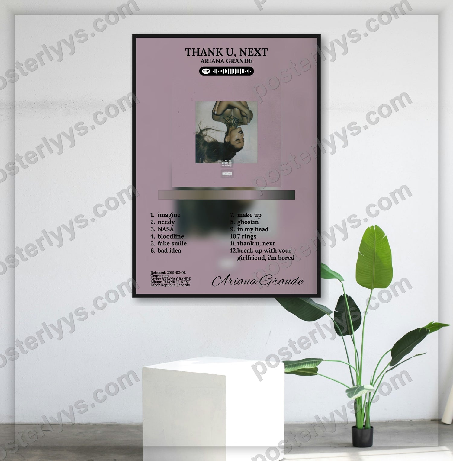 Thank U, Next - Wall Mockup