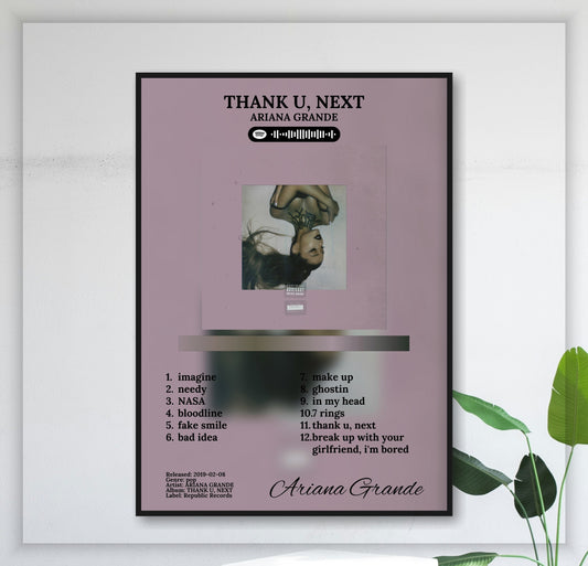 Thank U, Next - Wall Mockup