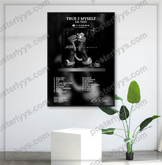 True 2 Myself - Wall Mockup